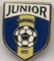 футбол.клуб Юніор (Словач.) ЕМАЛЬ/Junior Kanianka,Slovakia football enamel badge