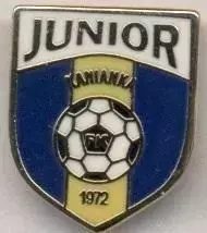 футбол.клуб Юніор (Словач.) ЕМАЛЬ/Junior Kanianka,Slovakia football enamel badge