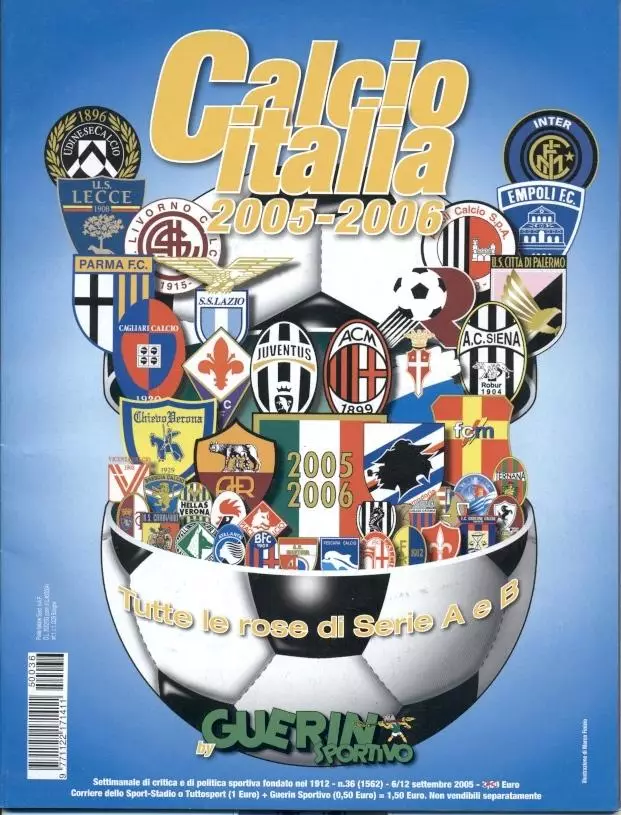 Італія,чемп-т 2005-06,спецвидання Guerin Sportivo Calcio Italia football preview