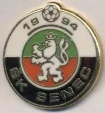 футбол.клуб Сєнєц (Словаччина1 ЕМАЛЬ/SK Senec,Slovakia football enamel pin badge