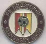 футбол.клуб Дружстевнік СГ.(Словач.) важмет/Druzstevnik SG,Slovak football badge