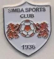 футбольний клуб Сімба (Танзанія) важмет / Simba SC, Tanzania football pin badge