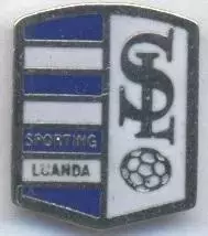 футбол.клуб Спортінг Луанда (Ангола) ЕМАЛЬ / Sporting Luanda,Angola football pin