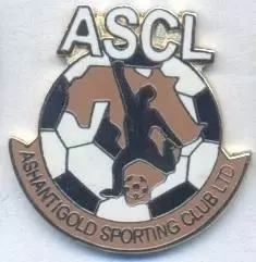 футбол.клуб Ашанті Голд (Гана) ЕМАЛЬ / Ashanti Gold SC, Ghana football pin badge