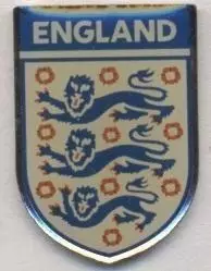Англія, федерація футболу, офіц.2 важмет / England football federation pin badge