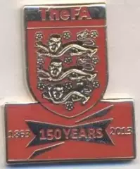 Англія, федерація футболу, ювілей 150, №4 ЕМАЛЬ /England football federation pin