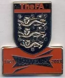 Англія, федерація футболу, ювілей 150, №6 ЕМАЛЬ /England football federation pin