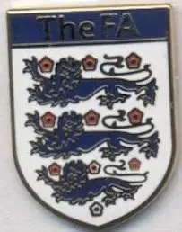 Англія, федерація футболу №9 ЕМАЛЬ / England football assn. federation pin badge