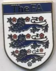 Англія, федерація футболу №9 ЕМАЛЬ / England football assn. federation pin badge