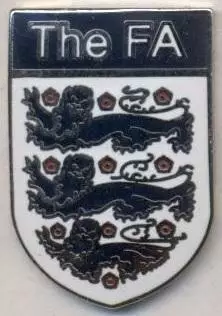 Англія, федерація футболу ЕМАЛЬ випуклий / England football federation pin badge