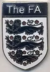 Англія, федерація футболу ЕМАЛЬ випуклий / England football federation pin badge