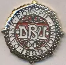Данія, федерація футболу, ЕМАЛЬ / Denmark football federation replica pin badge
