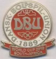 Данія, федерація футболу,№2 ЕМАЛЬ / Denmark football federation enamel pin badge