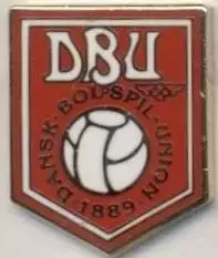 Данія, федерація футболу,№5 ЕМАЛЬ / Denmark football federation enamel pin badge