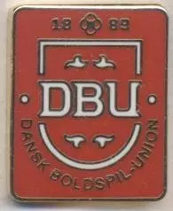 Данія, федерація футболу,№6 ЕМАЛЬ / Denmark football federation enamel pin badge