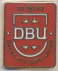 Данія, федерація футболу,№6 ЕМАЛЬ / Denmark football federation enamel pin badge