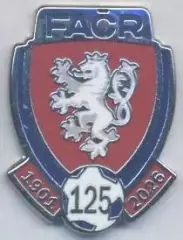 Чехія,федерація футболу,ювілей 125 №2 важмет/Czech football federation pin badge