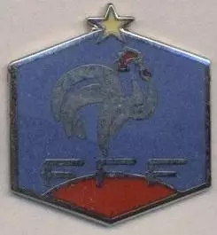 Франція,федерація футболу,№1 ЕМАЛЬ /France football federation pin badge insigne