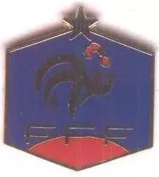 Франція,федерація футболу,№2 ЕМАЛЬ /France football federation pin badge insigne