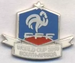 Франція,федерація футболу,№4 ЕМАЛЬ /France football federation pin badge insigne