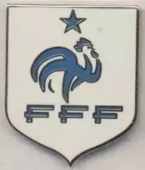 Франція,федерація футболу,№6 ЕМАЛЬ /France football federation pin badge insigne