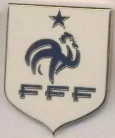 Франція,федерація футболу,№7 ЕМАЛЬ /France football federation pin badge insigne