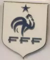 Франція,федерація футболу,№7 ЕМАЛЬ /France football federation pin badge insigne