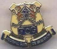 футбол.клуб Геньйон (Франція) офіц. ЕМАЛЬ /FC Gueugnon,France football pin badge