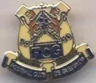 футбол.клуб Геньйон (Франція) офіц. ЕМАЛЬ /FC Gueugnon,France football pin badge