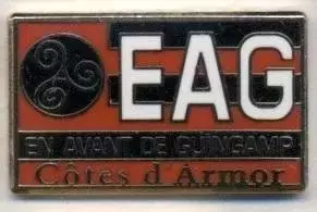 футбол.клуб Генгам (Франція) ЕМАЛЬ /EA Guingamp,France football enamel pin badge