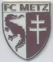 футбольний клуб Мец (Франція)2 ЕМАЛЬ / FC Metz, France football enamel pin badge