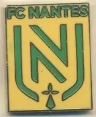 футбол.клуб Нант (Франція)7 ЕМАЛЬ / FC Nantes, France football enamel pin badge