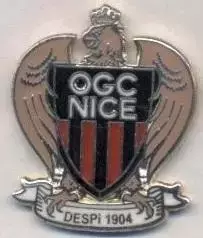 футбольний клуб Ніцца (Франція)3 ЕМАЛЬ/OGC Nice,France football enamel pin badge