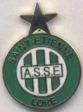 футбол.клуб Сент-Етьєн (Франція)2 ЕМАЛЬ /AS St.Etienne,France football pin badge