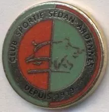 футбол.клуб Седан (Франція)1 ЕМАЛЬ / CS Sedan Ardennes,France football pin badge