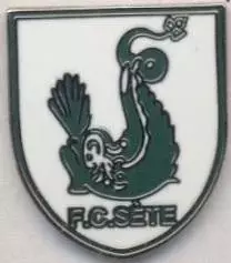 футбольний клуб Сет (Франція)2 ЕМАЛЬ / FC Sete, France football enamel pin badge