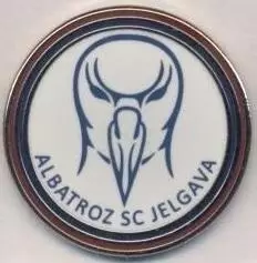 футбол.клуб Альбатрос (Латвія) ЕМАЛЬ /Albatroz Jelgava,Latvia football pin badge