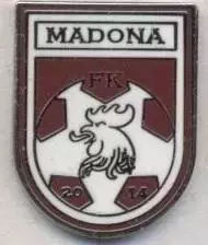 футбольний клуб Мадона (Латвія) ЕМАЛЬ/Madona FK,Latvia football enamel pin badge