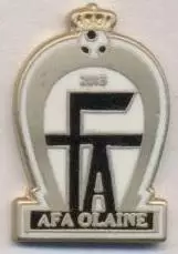 футбол.клуб Олайне (Латвія) ЕМАЛЬ / AFA Olaine, Latvia football enamel pin badge