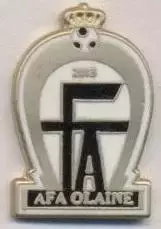 футбол.клуб Олайне (Латвія) ЕМАЛЬ / AFA Olaine, Latvia football enamel pin badge