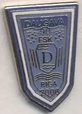 футбол.клуб Даугава-90 Рига (Латвія) ЕМАЛЬ / Daugava-90 Riga,Latvia football pin