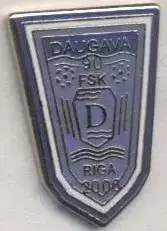 футбол.клуб Даугава-90 Рига (Латвія) ЕМАЛЬ / Daugava-90 Riga,Latvia football pin