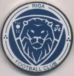 футбольний клуб ФК Рига (Латвія) важмет / Riga FC, Latvia football pin badge