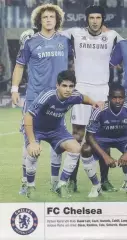 постер А4 футбол Челсі (Англія) 2013 / FC Chelsea London,England football poster