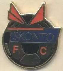 футбол.клуб Сконто Рига (Латвія)2 ЕМАЛЬ/FC Skonto Riga,Latvia football pin badge