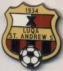 футбольний клуб Лука (Мальта) ЕМАЛЬ/Luqa St.Andrew's FC,Malta football pin badge