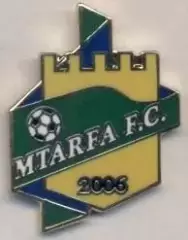 футбольний клуб Мтарфа (Мальта) ЕМАЛЬ /Mtarfa FC,Malta football enamel pin badge