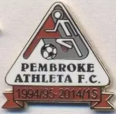 футбол.клуб Пембрук (Мальта)1 ЕМАЛЬ/Pembroke Athleta FC,Malta football pin badge