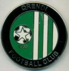 футбольний клуб Кренді (Мальта)1 ЕМАЛЬ/Qrendi FC,Malta football enamel pin badge