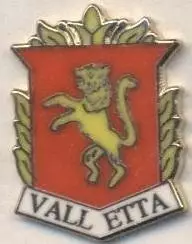 футбол.клуб Валетта (Мальта)2 ЕМАЛЬ /Valletta FC,Malta football enamel pin badge